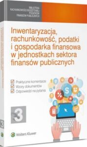 Okładka: Inwentaryzacja, rachunkowość, podatki i gospodarka finansowa w jednostkach sektora finansów publicznych