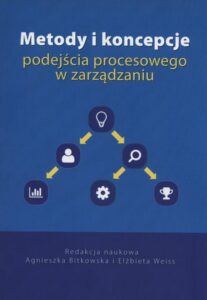 Okładka: Metody i koncepcje podejścia procesowego w zarządzaniu