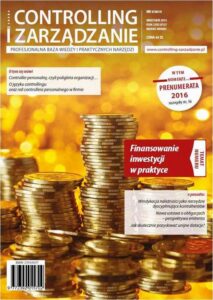 Okładka: Controlling i Zarządzanie (nr 5/2015)