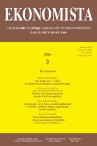 Okładka: Ekonomista 2016 nr 3
