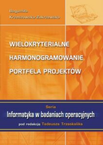Okładka: Wielokryterialne harmonogramowanie portfela projektów