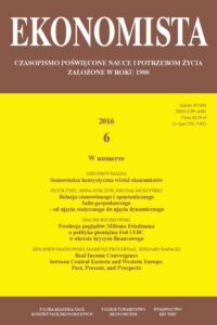 Okładka: Ekonomista 2016 nr 6