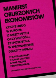 Okładka: Manifest oburzonych ekonomistów