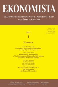 Okładka: Ekonomista 2017 nr 1