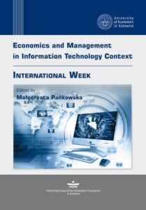 Okładka: Economics and Management in Information Technology Context. INTERNATIONAL WEEK