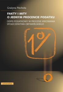 Okładka: Fakty i mity o jednym procencie podatku. Odpis podatkowy w procesie kreowania społeczeństwa obywatelskiego