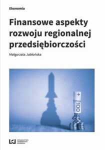 Okładka: Finansowe aspekty rozwoju regionalnej przedsiębiorczości
