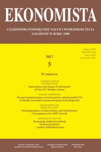 Okładka: Ekonomista 2017 nr 5