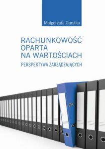 Okładka: Rachunkowość oparta na wartościach. Perspektywa zarządzających