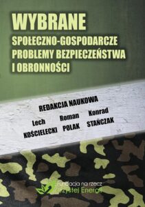 Okładka: Wybrane społeczno-gospodarcze problemy bezpieczeństwa i obronności