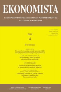 Okładka: Ekonomista 2018 nr 4