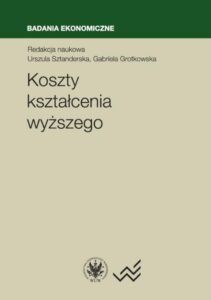 Okładka: Koszty kształcenia wyższego