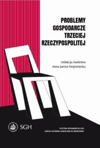 Okładka: Problemy gospodarcze trzeciej Rzeczypospolitej
