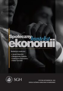Okładka: Społeczny kontekst ekonomii