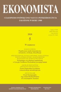 Okładka: Ekonomista 2018 nr 5
