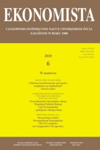 Okładka: Ekonomista 2018 nr 6