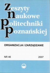 Okładka: Organizacja i Zarządzanie, 2007/46