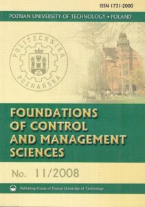 Okładka: Foundations of control 11/2008
