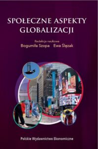 Okładka: Społeczne aspekty globalizacji