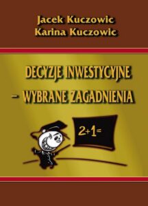 Okładka: Decyzje inwestycyjne – wybrane zagadnienia