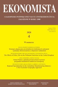 Okładka: Ekonomista 2020 nr 4