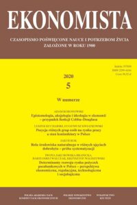 Okładka: Ekonomista 2020 nr 5