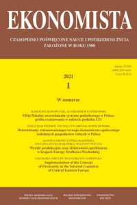 Okładka: Ekonomista 2021 nr 1