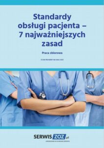 Okładka: Standardy obsługi pacjenta - 7 najważniejszych zasad
