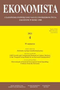 Okładka: Ekonomista 2021 nr 4