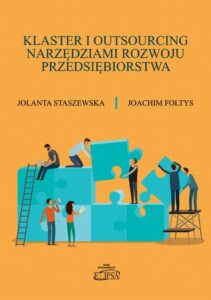 Okładka: Klaster i outsourcing narzędziami rozwoju przedsiębiorstwa