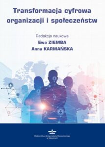 Okładka: Transformacja cyfrowa organizacji i społeczeństw