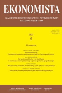 Okładka: Ekonomista 2021 nr 5