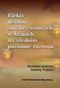 Okładka: Efekty działań antykryzysowych w krajach na średnim poziomie rozwoju