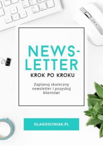 Okładka: Newsletter krok po kroku