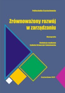 Okładka: Zrównoważony rozwój w zarządzaniu