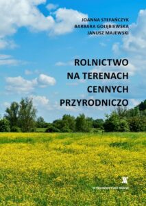 Okładka: Rolnictwo na terenach cennych przyrodniczo