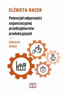Okładka: Potencjał odporności organizacyjnej przedsiębiorstw produkcyjnych - odlewnie żeliwa