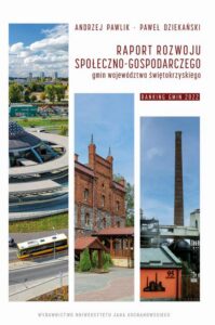 Okładka: Raport rozwoju społeczno-gospodarczego gmin województwa świętokrzyskiego. Ranking gmin 2022