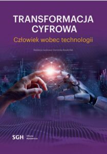 Okładka: Transformacja cyfrowa. Człowiek wobec technologii