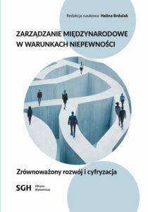 Okładka: Zarządzanie Międzynarodowe w warunkach niepewności