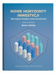 Okładka: Nowe horyzonty inwestycji. Alternatywne strategie na rynku nieruchomości