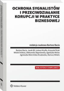 Okładka: Ochrona sygnalistów i przeciwdziałanie korupcji w praktyce biznesowej