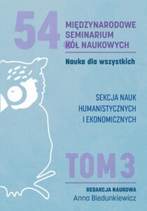 Okładka: Nauka dla wszystkich. SEKCJA NAUK HUMANISTYCZNYCH I EKONOMICZNYCH