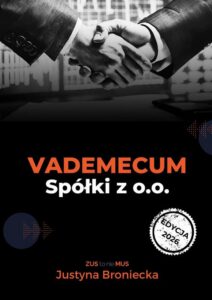 Okładka: Vademecum Spółki z o.o.