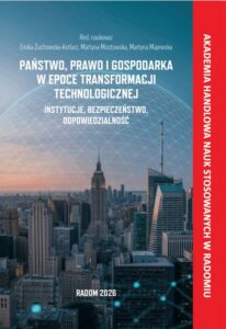 Okładka: Państwo, prawo i gospodarka w epoce transformacji technologicznej.