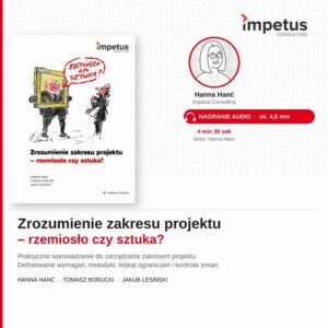 Okładka: Zrozumienie zakresu projektu - rzemiosło czy sztuka?