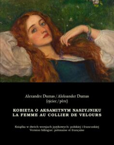 Okładka: Kobieta o aksamitnym naszyjniku. La Femme au collier de velours