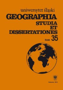 Okładka: Geographia. Studia et Dissertationes. T. 35