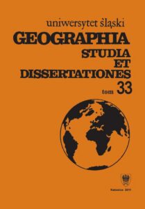 Okładka: Geographia. Studia et Dissertationes. T. 33
