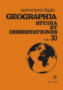 Okładka: Geographia. Studia et Dissertationes. T. 30